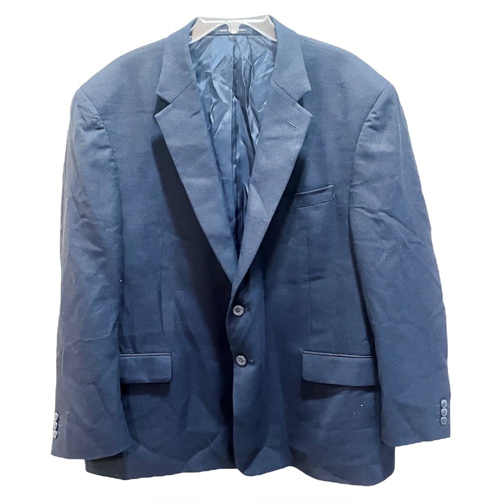 Jospeh Abboud Men's Executive Fit Blue Blazer 48 Short